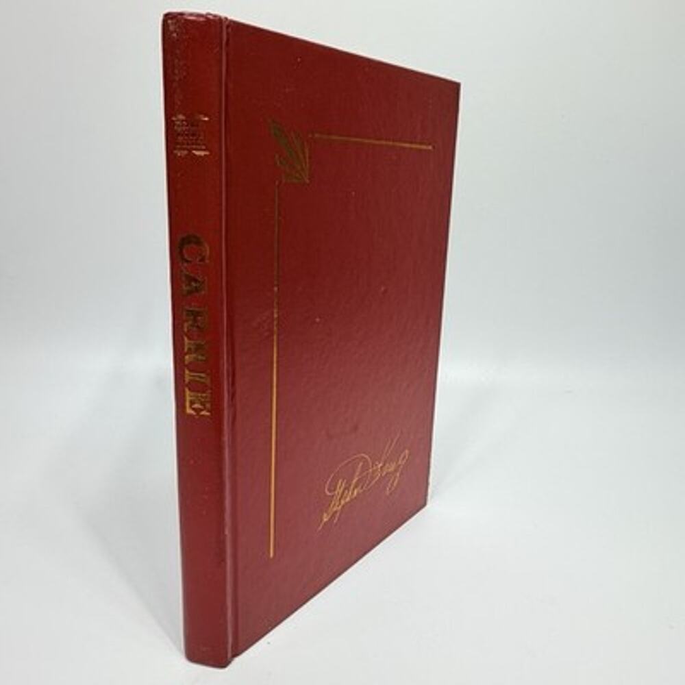 CARRIE By Stephen King (Stephen King Library Red Leather Edition) Hardcover